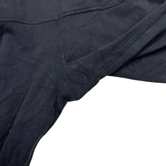 Lululemon Wunder Under Crop Mid Rise Leggings 21.5" Inseam Black Womens 6 - Picture 5 of 7